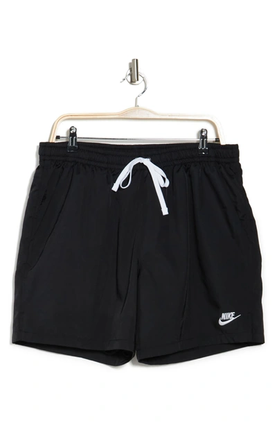 Shop Nike Flow Woven Shorts In 010 Black/white