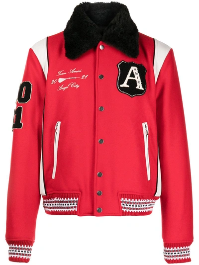 Wool Full-Snap Always on Point Amiri Varsity Jacket - Jackets Masters