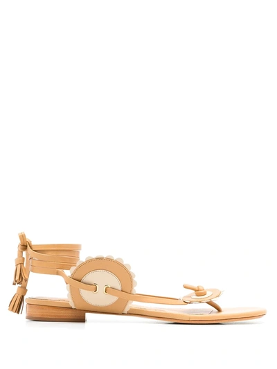 Sarah Chofakian Life Style Sandals In Gelb