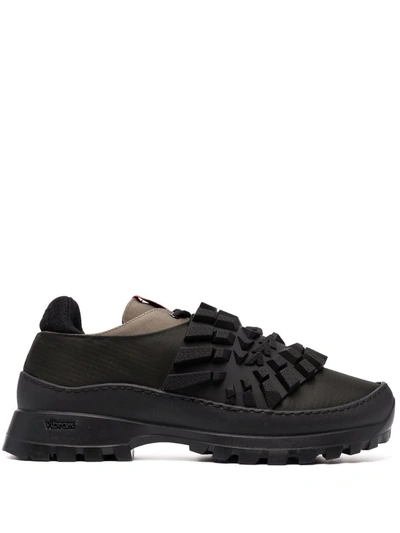 Shop 424 Lug Detail Sneakers In Schwarz