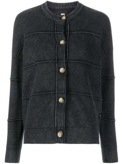 Stussy Lune Inside-out Cardigan In Grau | ModeSens
