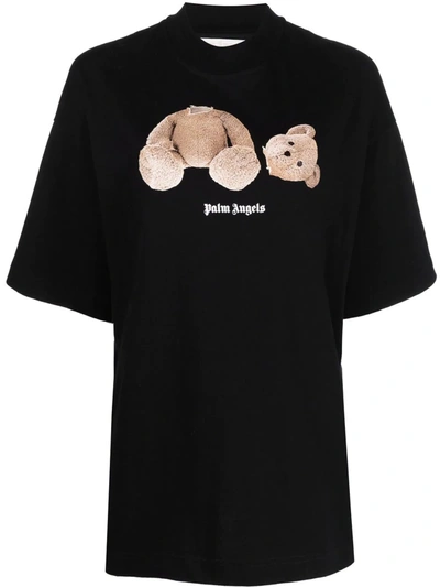 Shop Palm Angels Bear Short-sleeve T-shirt In Schwarz
