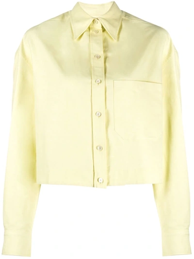 Shop Stella Mccartney Long-sleeve Shirt In Gelb