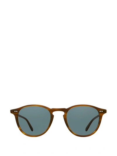Shop Garrett Leight Sunglasses In Matte Saddle Tortoise