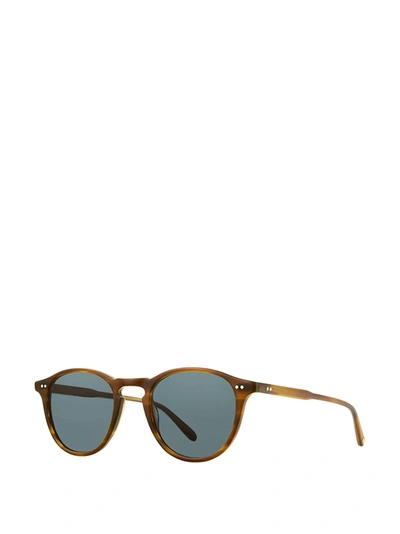 Shop Garrett Leight Sunglasses In Matte Saddle Tortoise