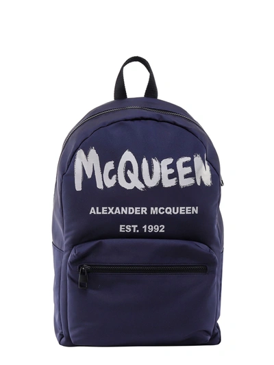 Shop Alexander Mcqueen Metropolitan Backpack In Blue
