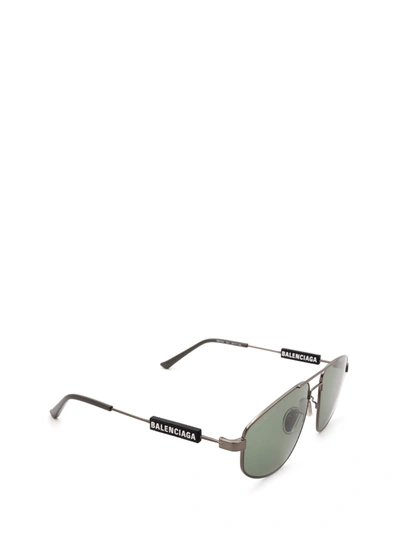 Shop Balenciaga Sunglasses In Green