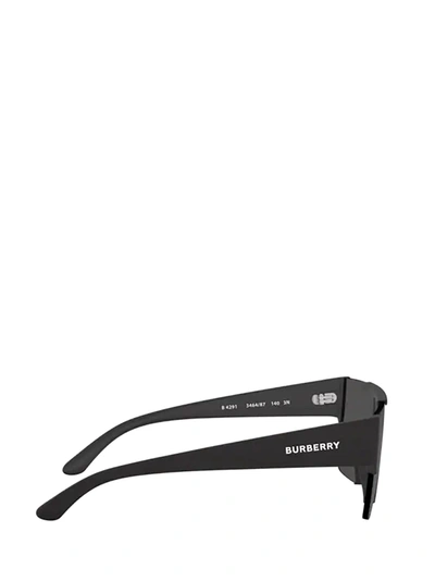 Shop Burberry Sunglasses In Matte Black