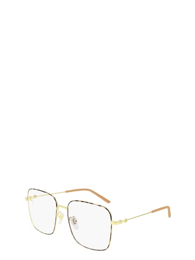 Shop Gucci Eyewear Eyeglasses In Gold