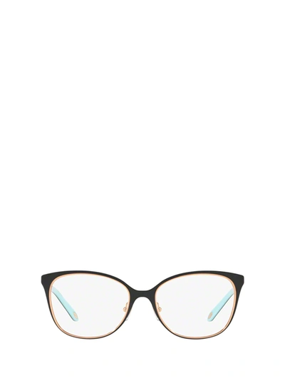 Shop Tiffany & Co Tiffany Eyeglasses In Black &amp; Rubedo