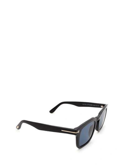 Shop Tom Ford Eyewear Sunglasses In Shiny Black