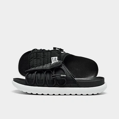 Shop Nike Men's Asuna 2 Slide Sandals In Black/black/dark Grey/white