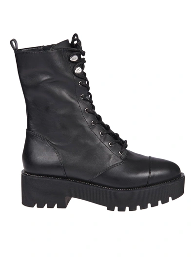 Michael Michael Kors Bryce Platform Combat Boot In Black