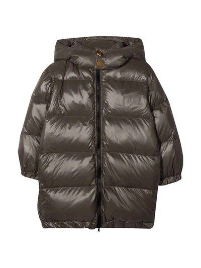 Shop Balmain Unisex Khaki Down Jacket In Kaki