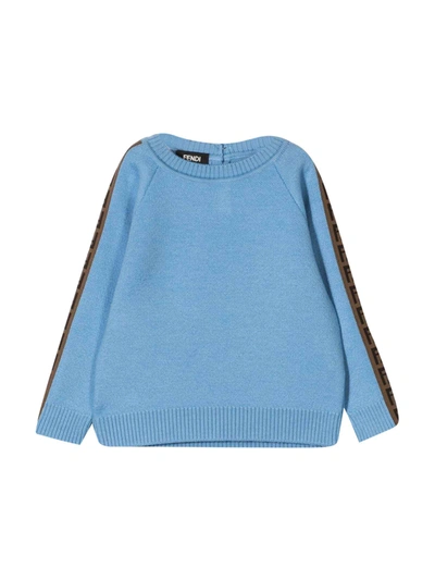 Shop Fendi Unisex Light Blue Sweater In Azzurro