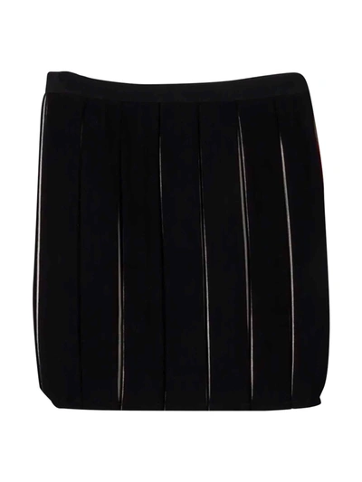 Shop Burberry Blue Skirt