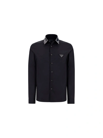 Shop Prada Shirt In Nero