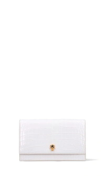 Shop Alexander Mcqueen Shoulder Bag In White