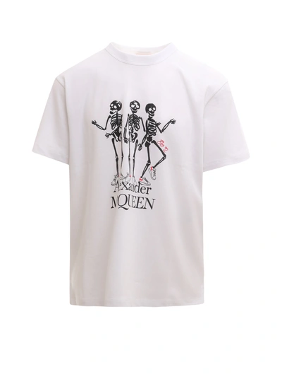 Shop Alexander Mcqueen T-shirt In White