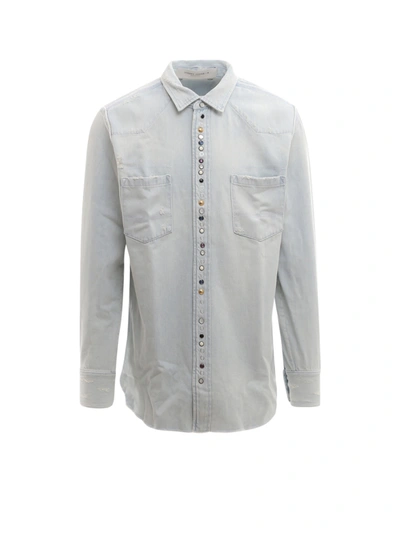 Shop Golden Goose Shirt In Blue