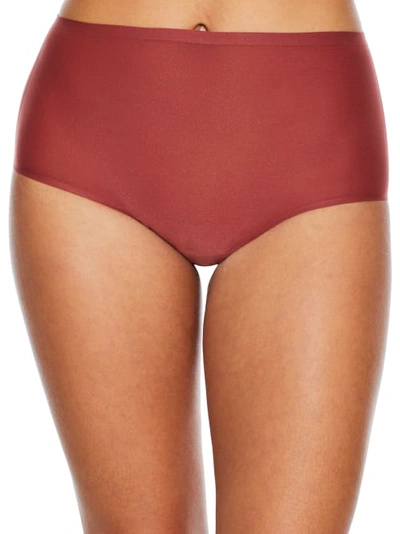 Shop Chantelle Soft Stretch Full Brief In Amber