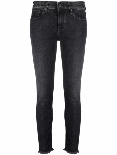Shop Jacob Cohen Cropped Skinny Jeans In Grau