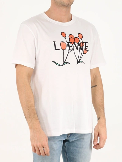 Shop Loewe White T-shirt