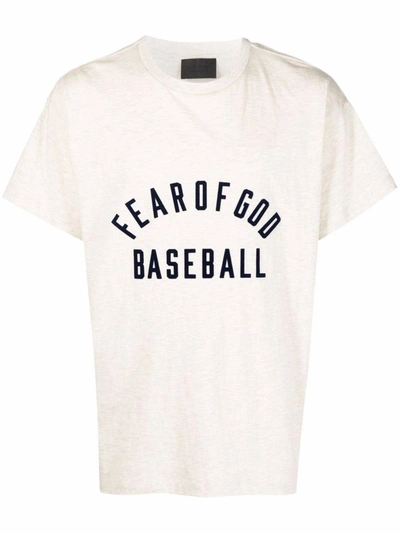 Shop Fear Of God T-shirts And Polos Cream