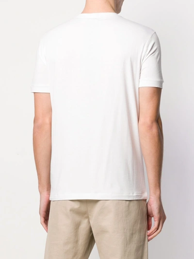 Shop Giorgio Armani T-shirts And Polos White