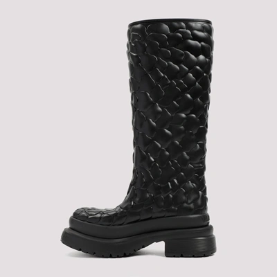 Shop Valentino Garavani  Atelier Rainboots Shoes In Black