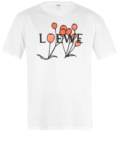 Shop Loewe White T-shirt