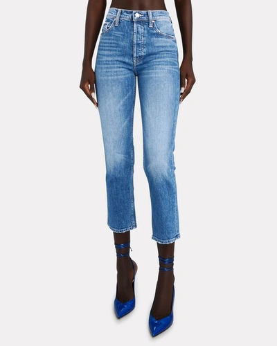 Shop Mother The Tomcat Ankle Jeans In Running With Scissors