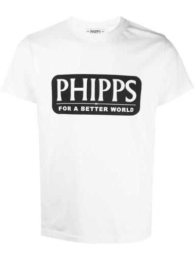 Shop Phipps Logo-print T-shirt In Weiss