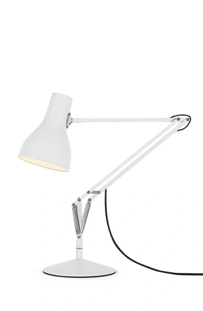 Shop Anglepoise Type 75 Desk Lamp In Alpine White