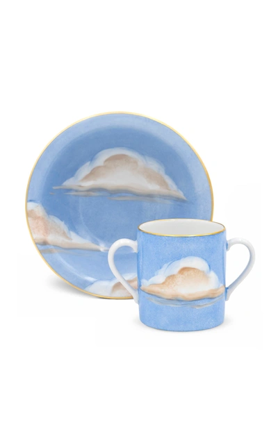 Shop Jonathan Hansen X Marie Daã¢ge Ciels Bleus Baby Cup In Blue