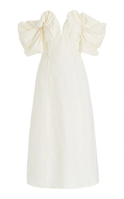 Shop Cult Gaia Women's Muna Dress In White,green