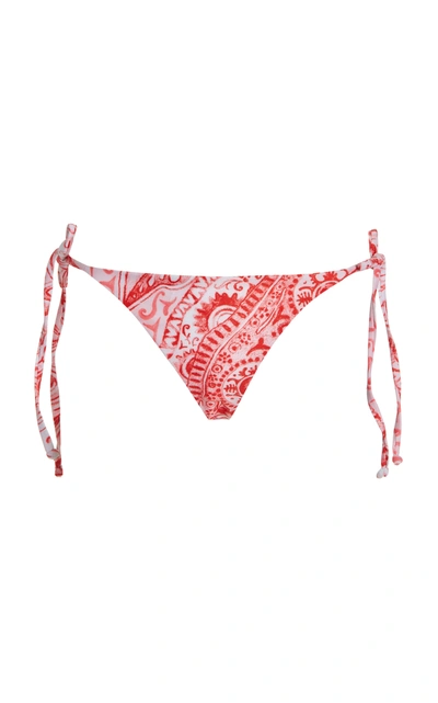 Shop Mara Hoffman Women's Lei Printed String Bikini Bottom