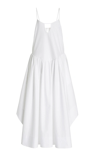 Shop Khaite Women's Norelle Cotton Maxi Dress In White