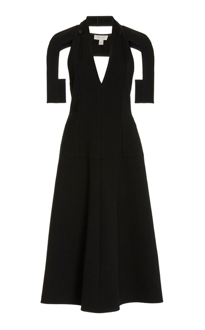 Shop Matãriel Women's Two-piece Woven Midi Dress In Black