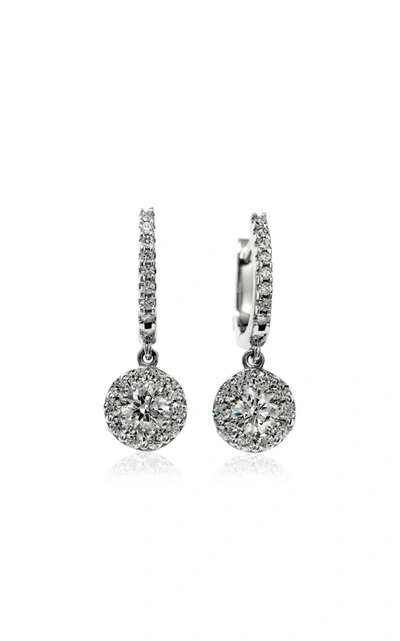 Shop Hearts On Fire Women's Fulfillment 18k White Gold Diamond Earrings