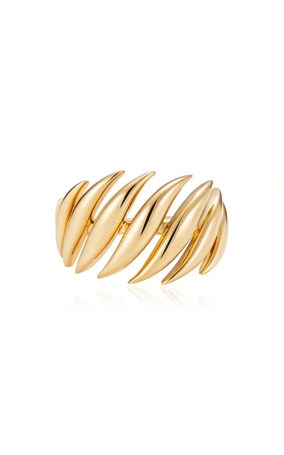 Shop Fernando Jorge Women's Flame Small 18k Yellow Gold Ring