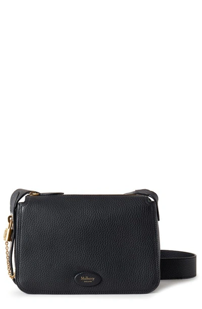 Shop Mulberry Billie Leather Crossbody Bag In Black