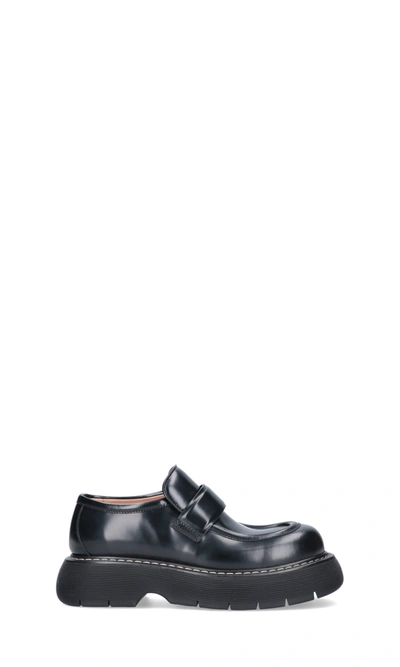 Shop Bottega Veneta 'bounce' Loafers In Black