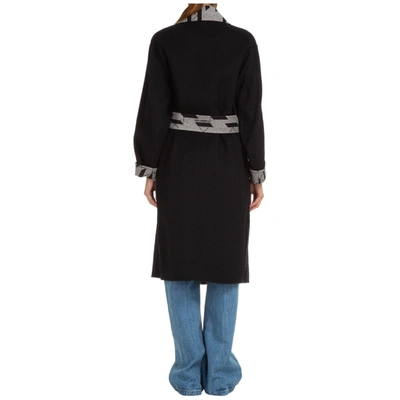 Shop Karl Lagerfeld Women's Coat In Black