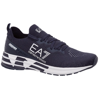 Shop Ea7 Men's Shoes Trainers Sneakers In Blue