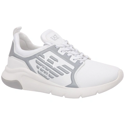 Shop Ea7 Boys Shoes Baby Child Sneakers In White