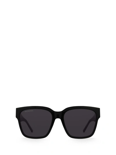 Shop Balenciaga Bb0056s Black Sunglasses