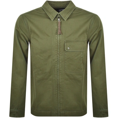 Pretty Green Overshirt Jacket Green | ModeSens