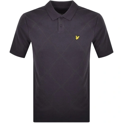 Shop Lyle & Scott Lyle And Scott Short Sleeved Polo T Shirt Navy