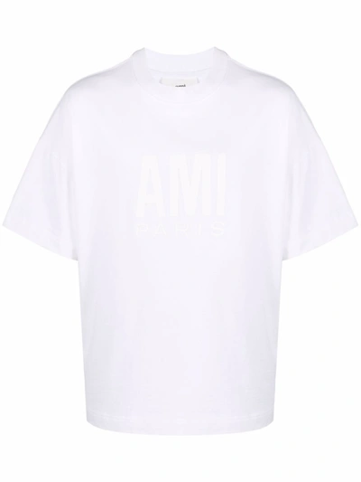 Shop Ami Alexandre Mattiussi Paris Oversize T-shirt In White